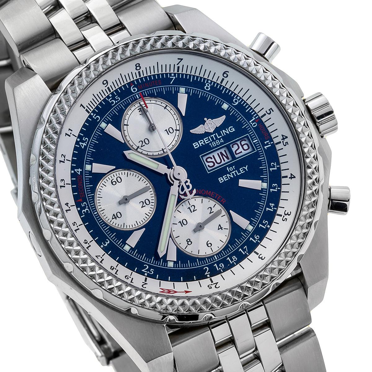 Breitling Bentley GT 44MM A13363 Blue Dial Stainless Steel Bracelet - Image 3