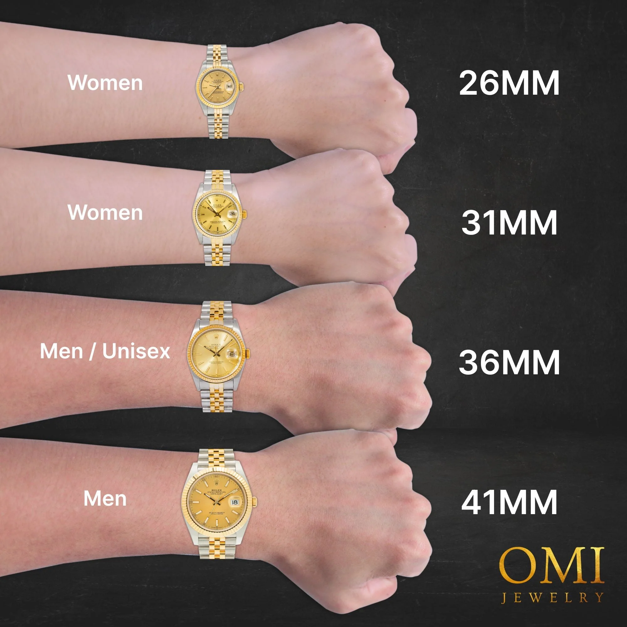 Rolex Datejust 26MM 69178 Champagne Dial Diamond Bezel 18K Yellow Gold President Bracelet 0.8ct - Image 9