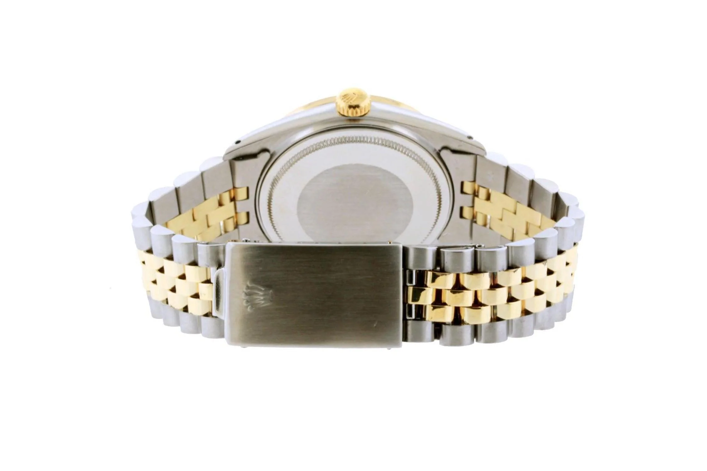 Rolex Datejust 36MM 16233 Champagne Diamond Dial Diamond Bezel Two Tone Yellow Gold Jubilee Bracelet 1.2ct - Image 4