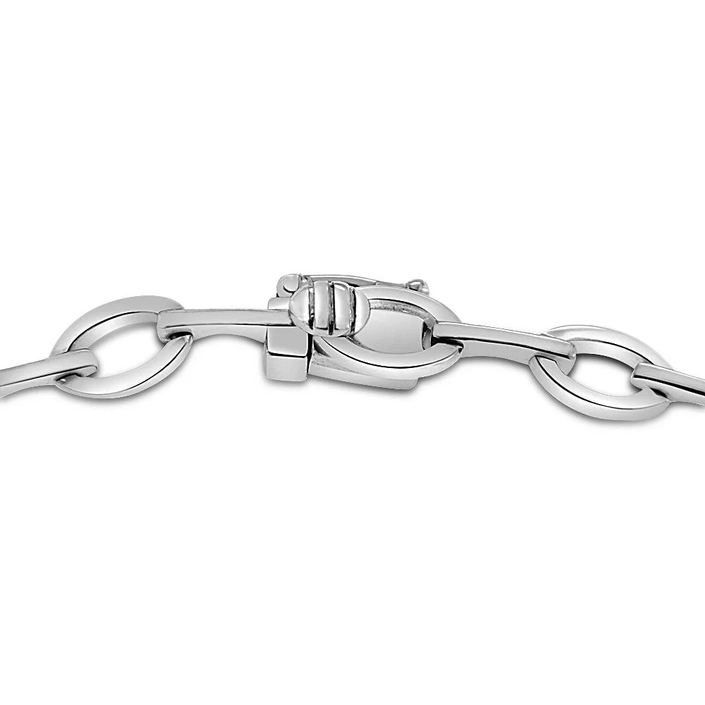 18K White Gold Necklace with Round Cut Diamonds 2.00CT - Image 3